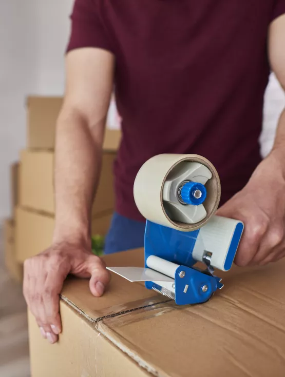 customer taping box